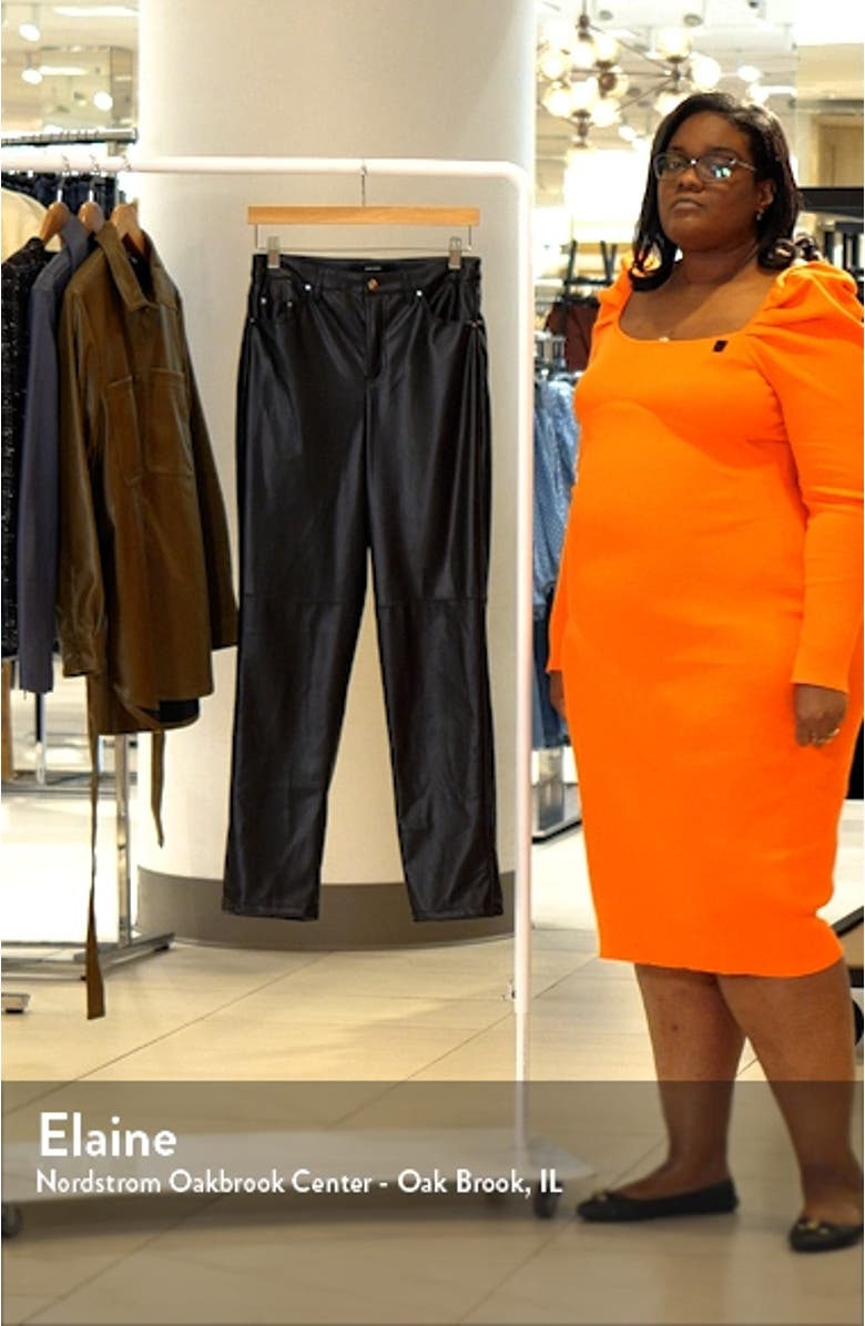 Bella High Waist Faux Leather Pants, sales video thumbnail
