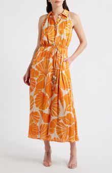 Elmo Shell Print Midi Dress