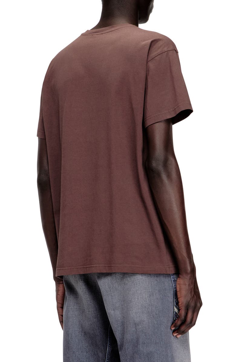 DIESEL<sup>®</sup> T-Norm Cotton Graphic T-Shirt, Alternate, color, Coffee