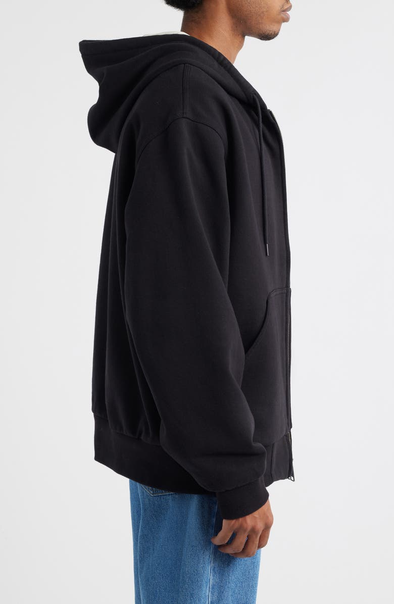 Carhartt Work In Progress Active Zip Hoodie, Alternate, color, Black