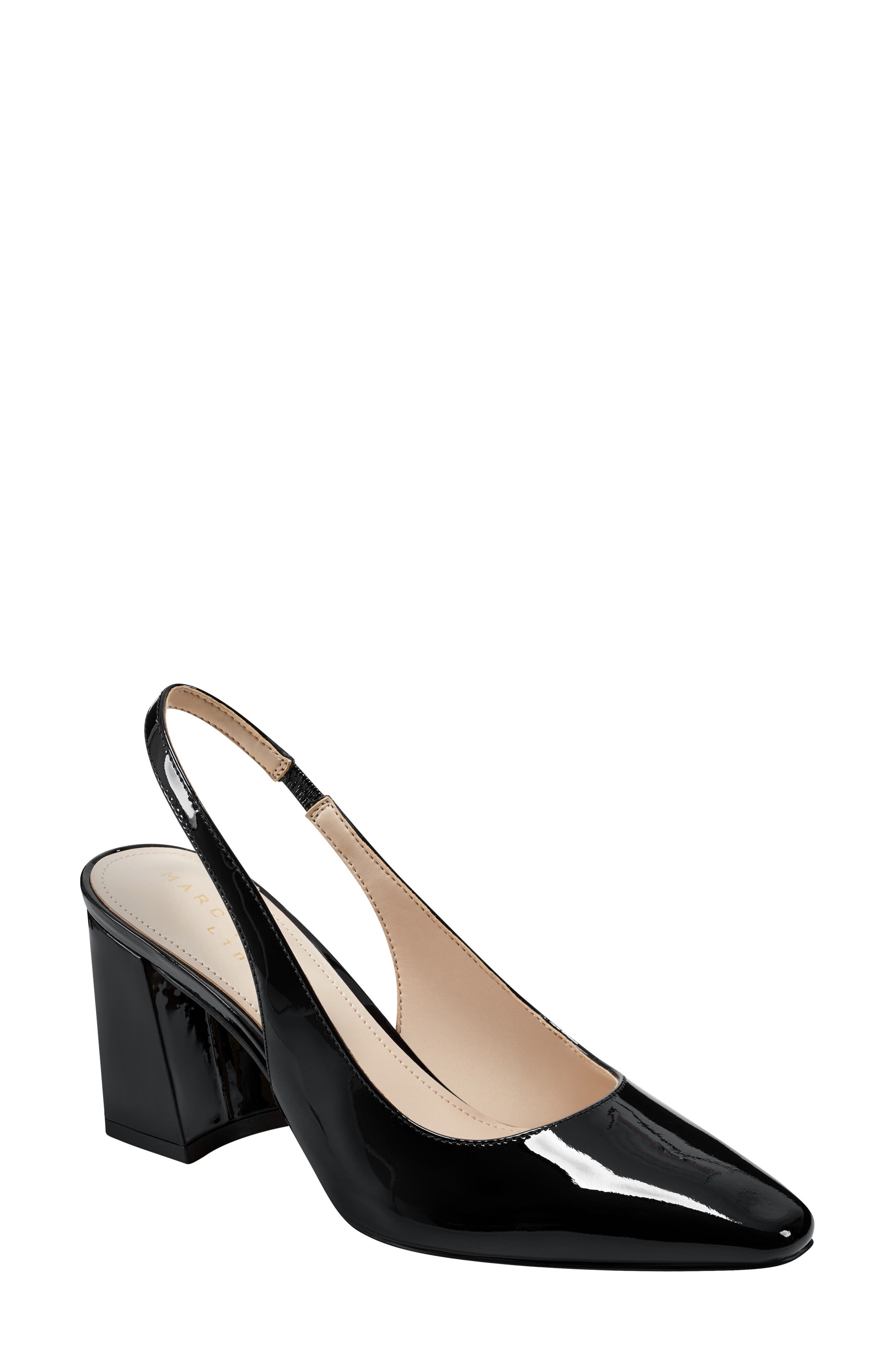 Marc Fisher LTD Valinda Block Heel Slingback Pump, Main, color, 