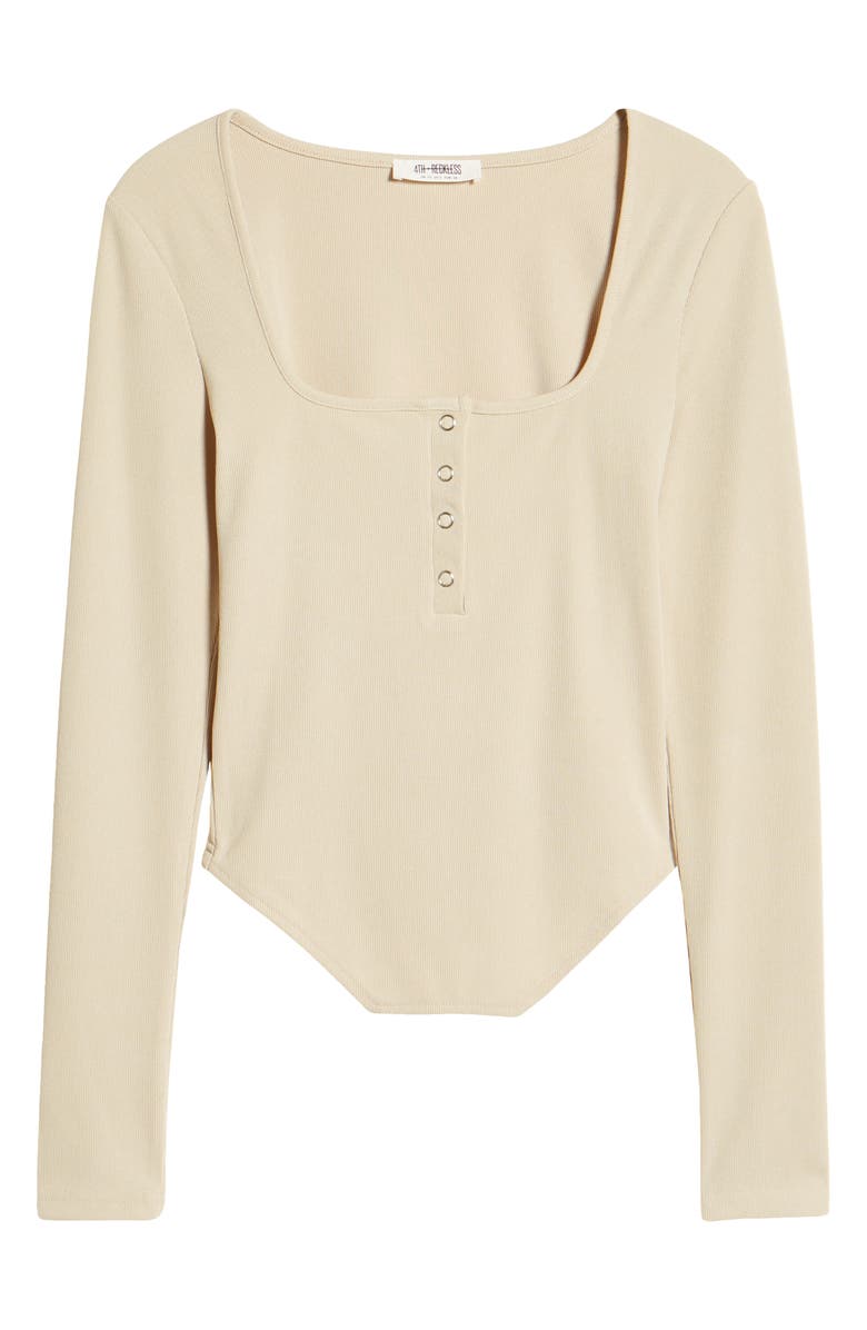 4th & Reckless Macy Square Neck Henley, Alternate, color, 