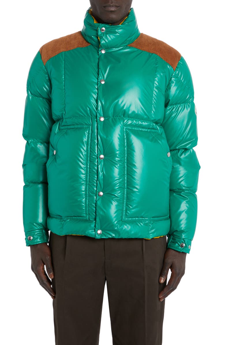 Moncler Ain Mixed Media 750 Fill Power Down Jacket, Main, color, 