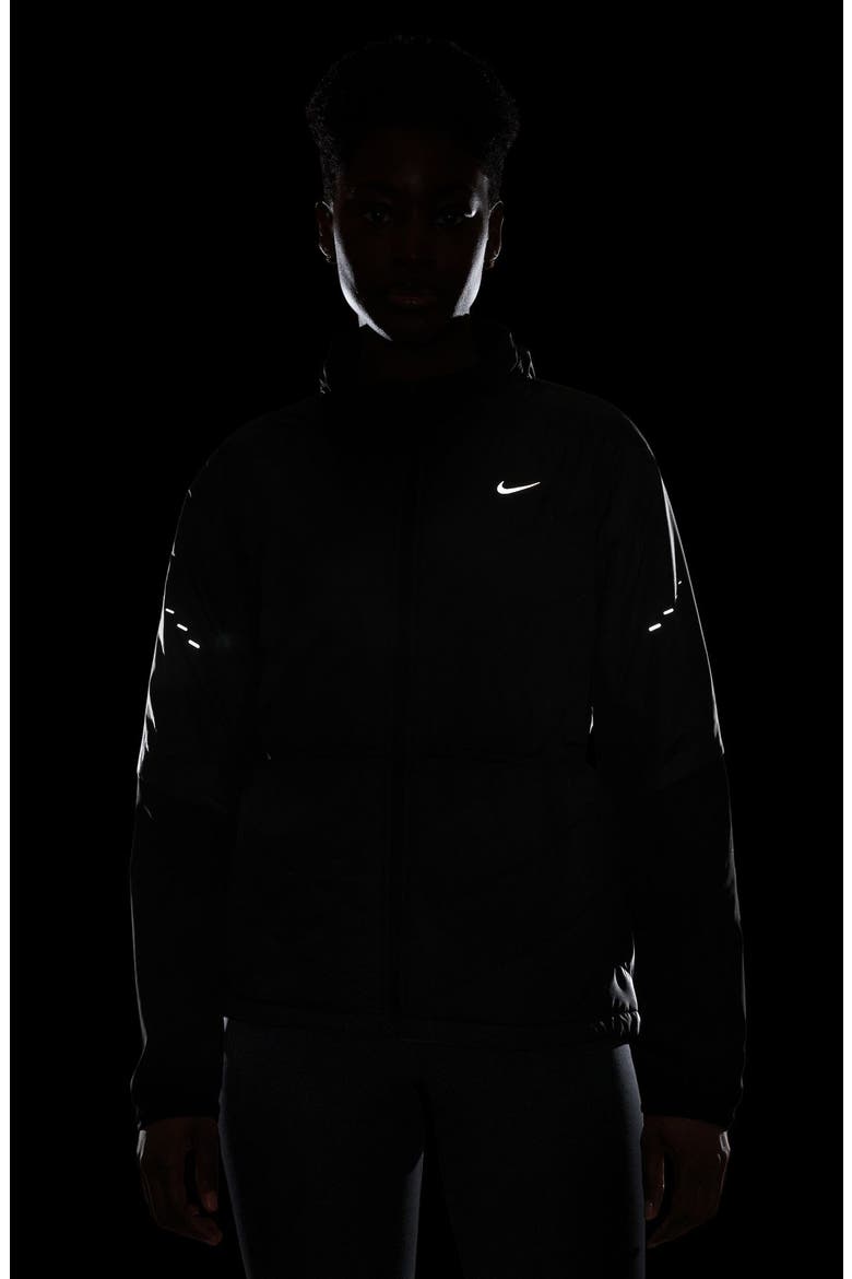 Swift Therma-FIT Running Jacket, Alternate, color, 010 BLACK/REFSIL