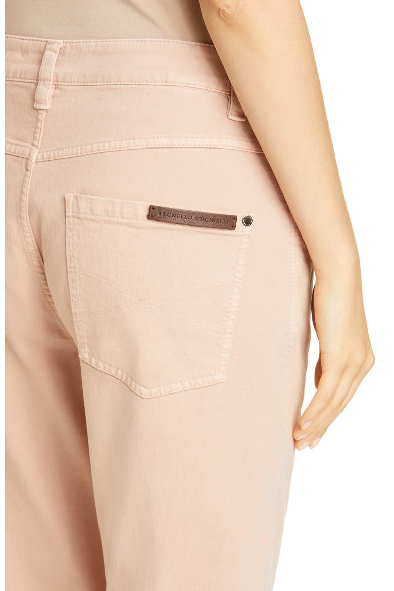 Garment Dyed Straight Leg Jeans, Alternate, color, ASH ROSE