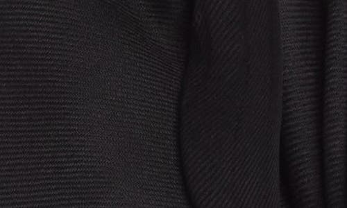 Nordstrom Rack Twill Wrap Scarf In Black