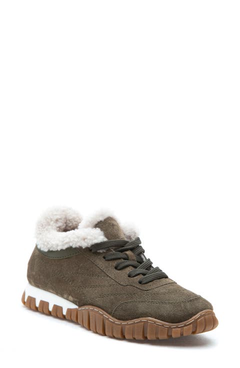 Qutie Genuine Shearling Lined Sneaker (Women)