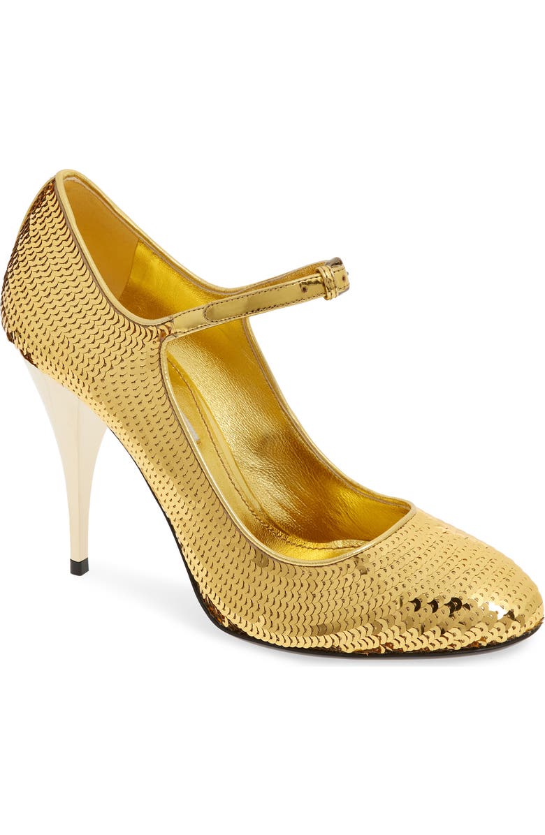Miu Miu Sequin Mary Jane Pump, Main, color,