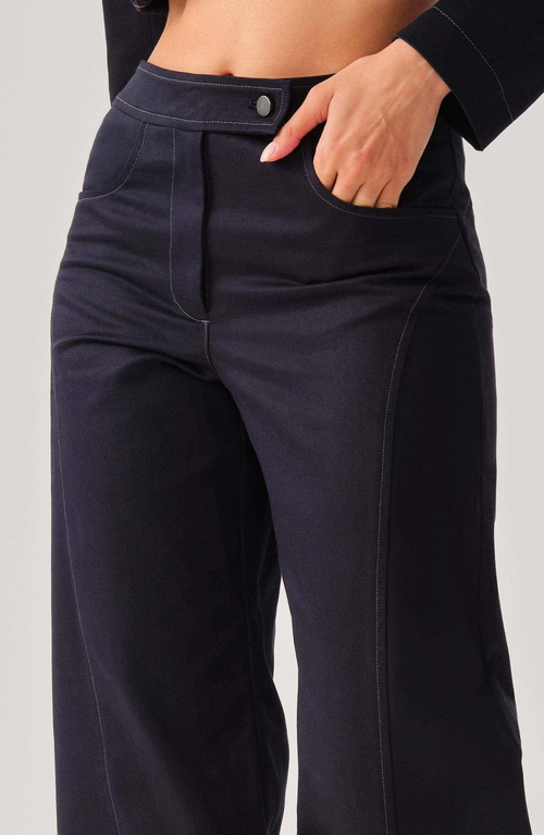 Leman Mercer Sloane Pant In Blue