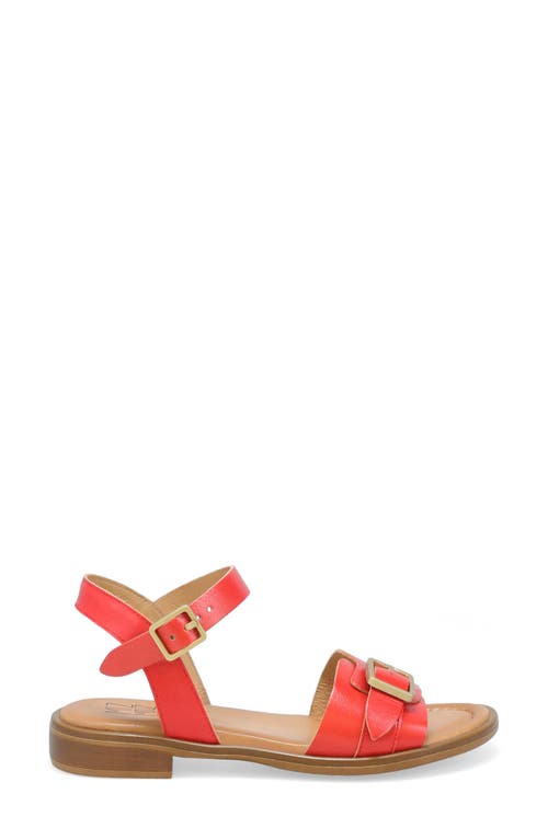 Miz Mooz Symone Ankle Strap Sandal In Coral