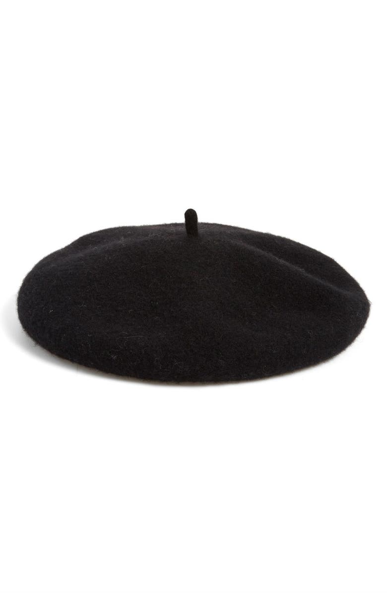 Halogen<sup>®</sup> Wool Blend Beret, Main, color, 