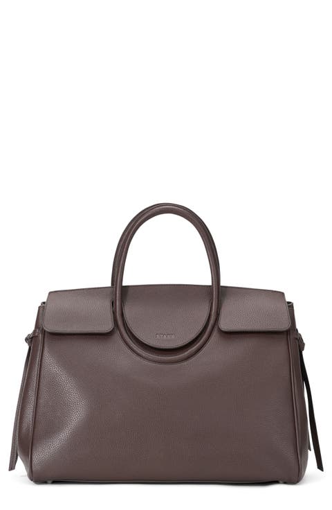Maude Carryall Leather Tote