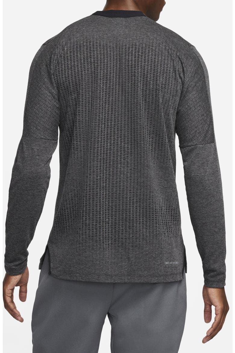 Pro Dri-FIT ADV Long Sleeve Top, Alternate, color, BLACK/ IRON GREY