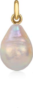 Monica Vinader Nura Baroque Pearl Necklace Enhancer