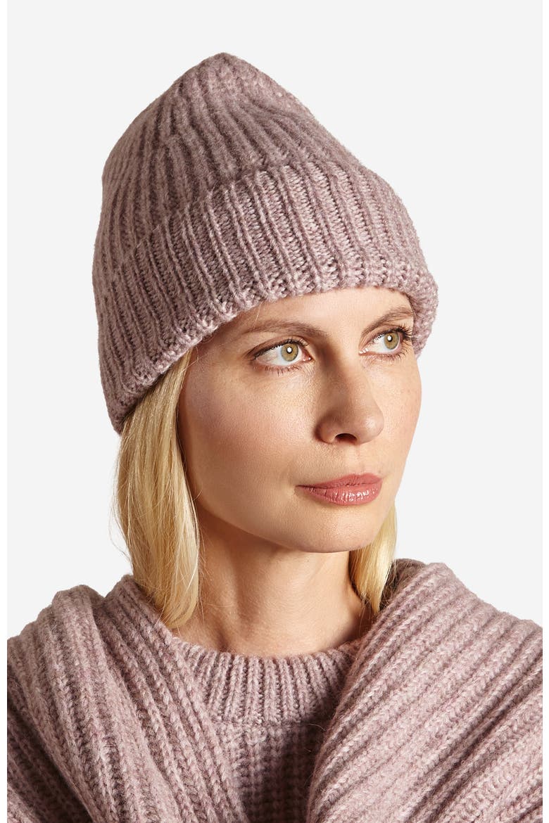 Julia Rib Beanie, Alternate, color, heather