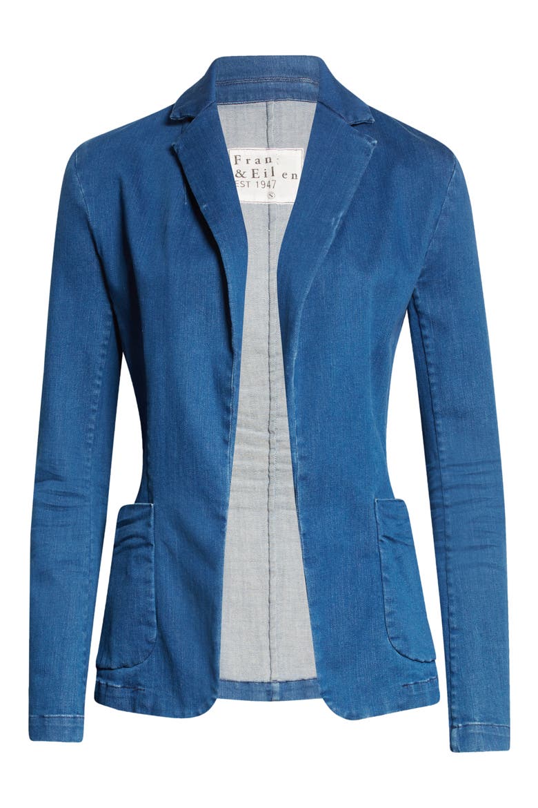 Dublin Tailored Blazer, Alternate, color, 1977 MEDIUM DENIM WASH