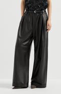 Brunello Cucinelli Nappa leather baggy trousers