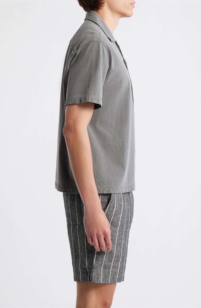 ALEX CRANE Caza Featherweight Organic Cotton Camp Shirt, Alternate, color, Slate