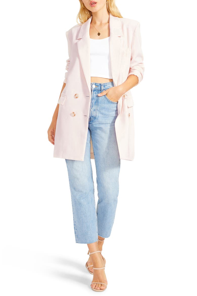 Dressed To Thrill Blazer, Alternate, color, VINTAGE IVORY