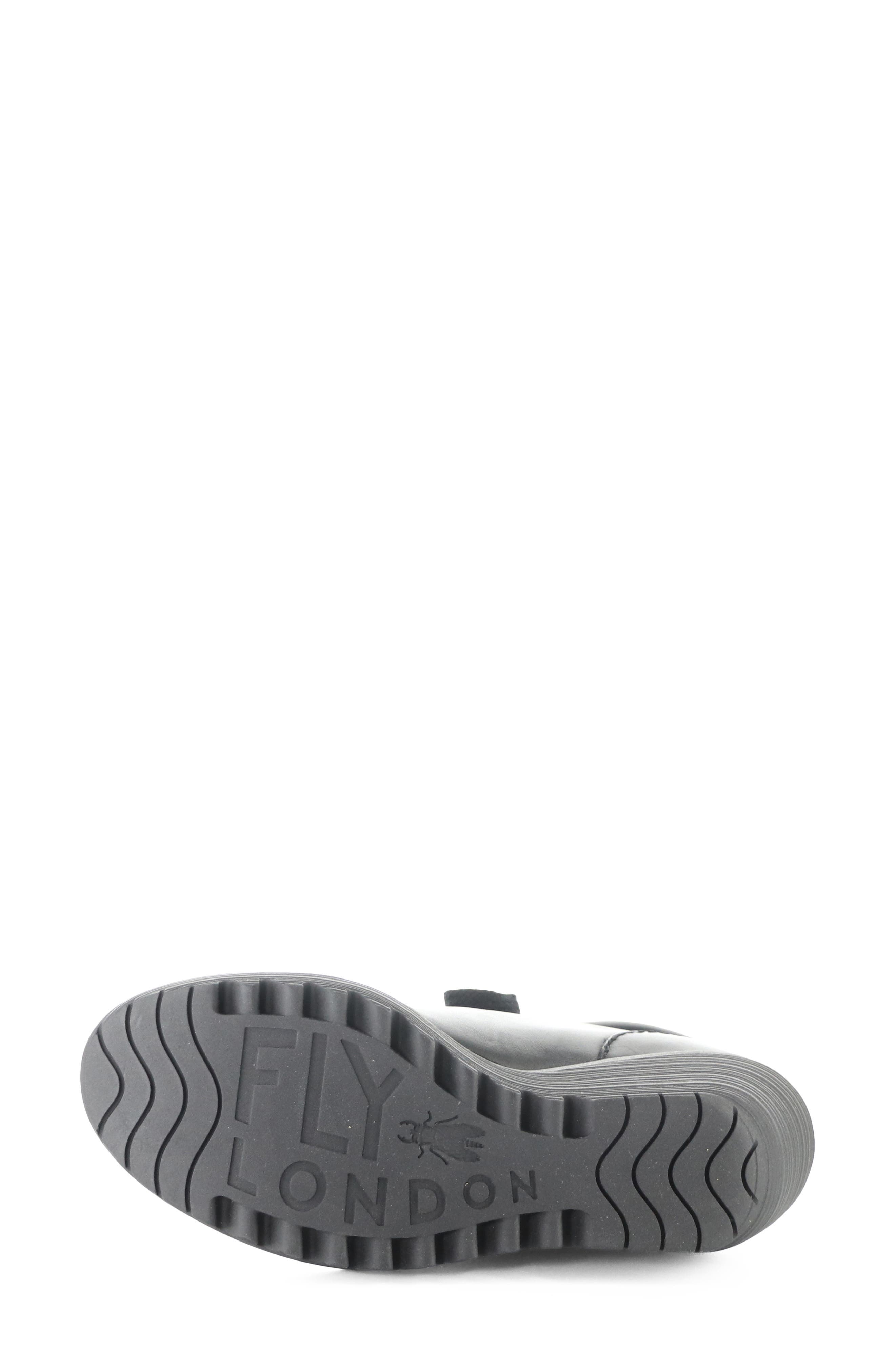 Lufe Platform Wedge Bootie, Alternate, color, BLACK
