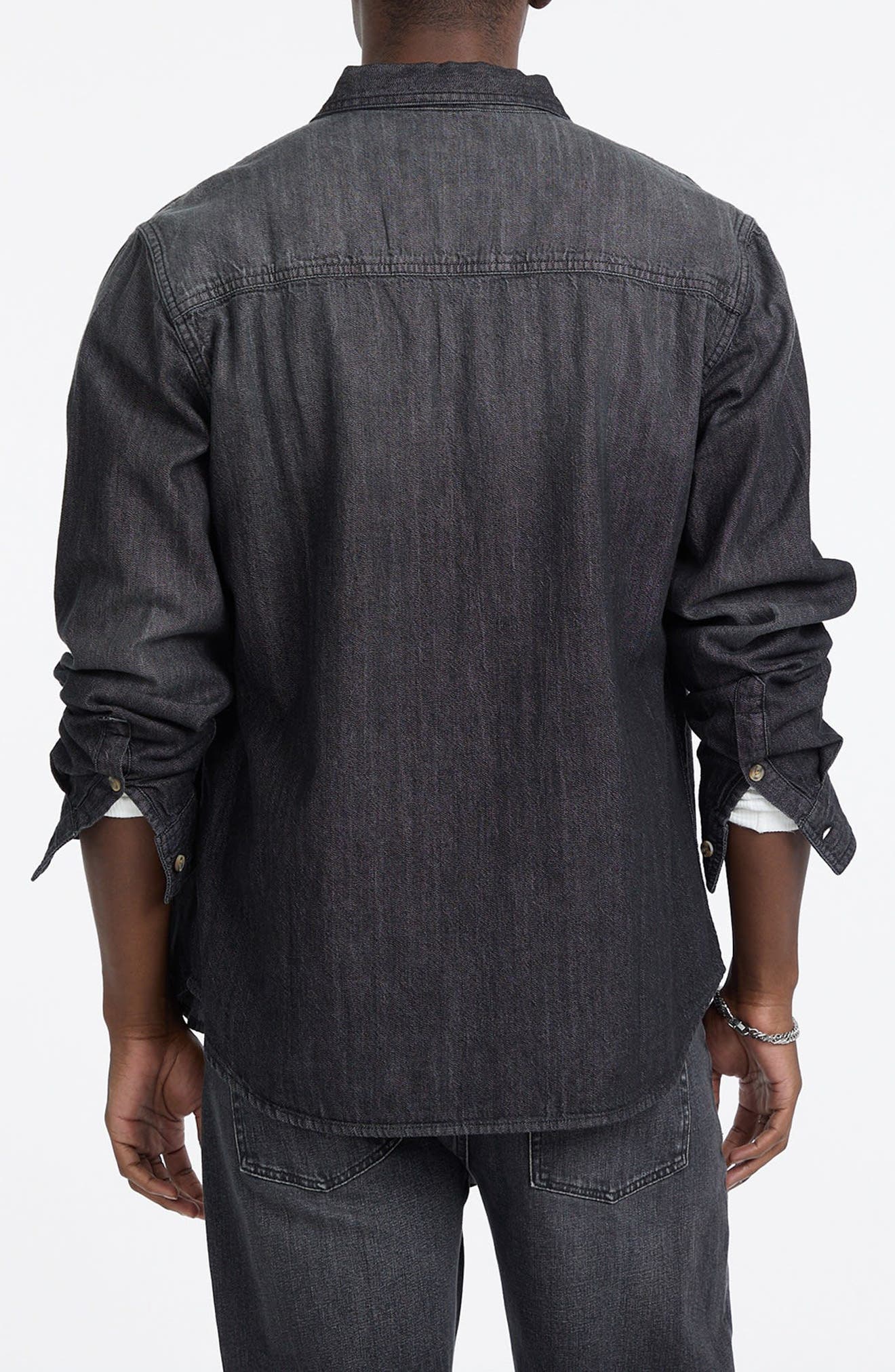 Regular Fit Denim Button-Up Shirt - image 2