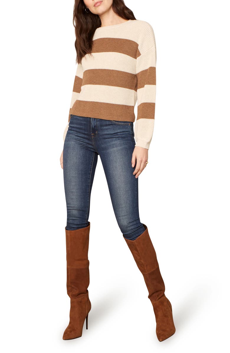 cupcakes and cashmere Rimes Stripe Pullover, Alternate, color,