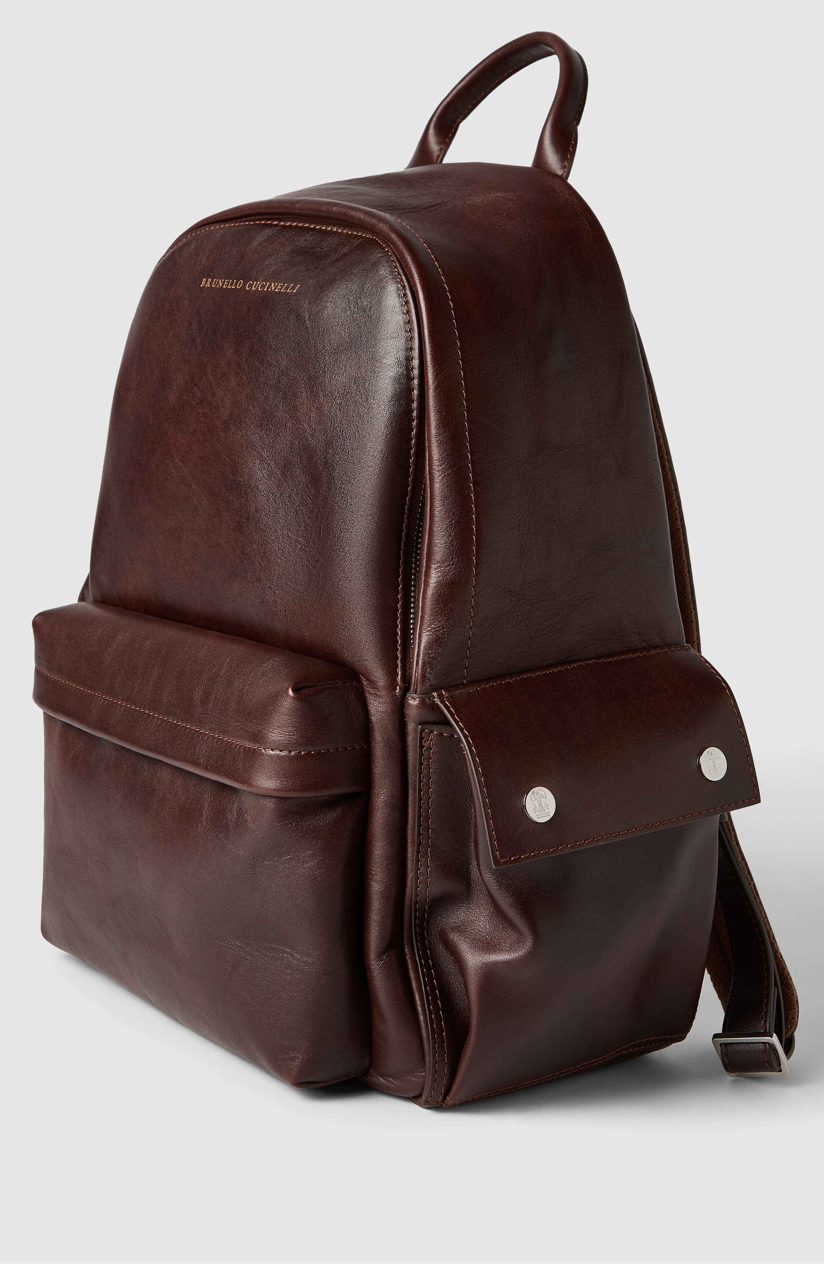 Calfskin travel backpack, Alternate, color, Burgundy