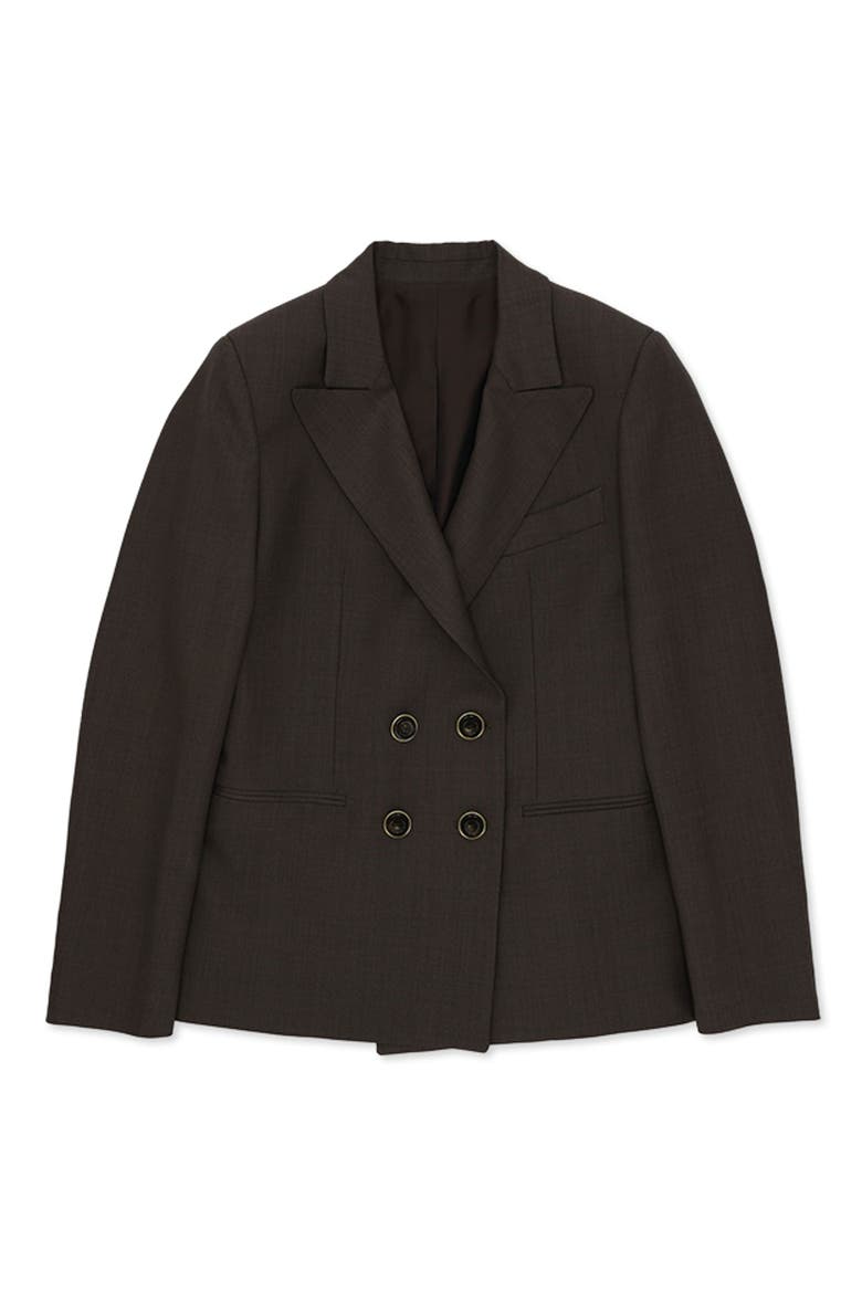 Dark Brown Fresco Wool Suit, Alternate, color, Dark Brown