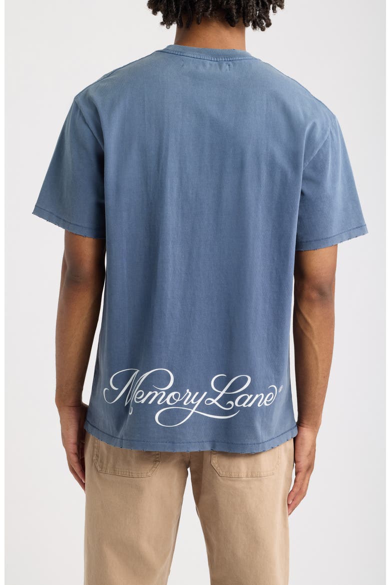 Bloom Relic Oversize Cotton Graphic T-Shirt, Alternate, color, NAVY