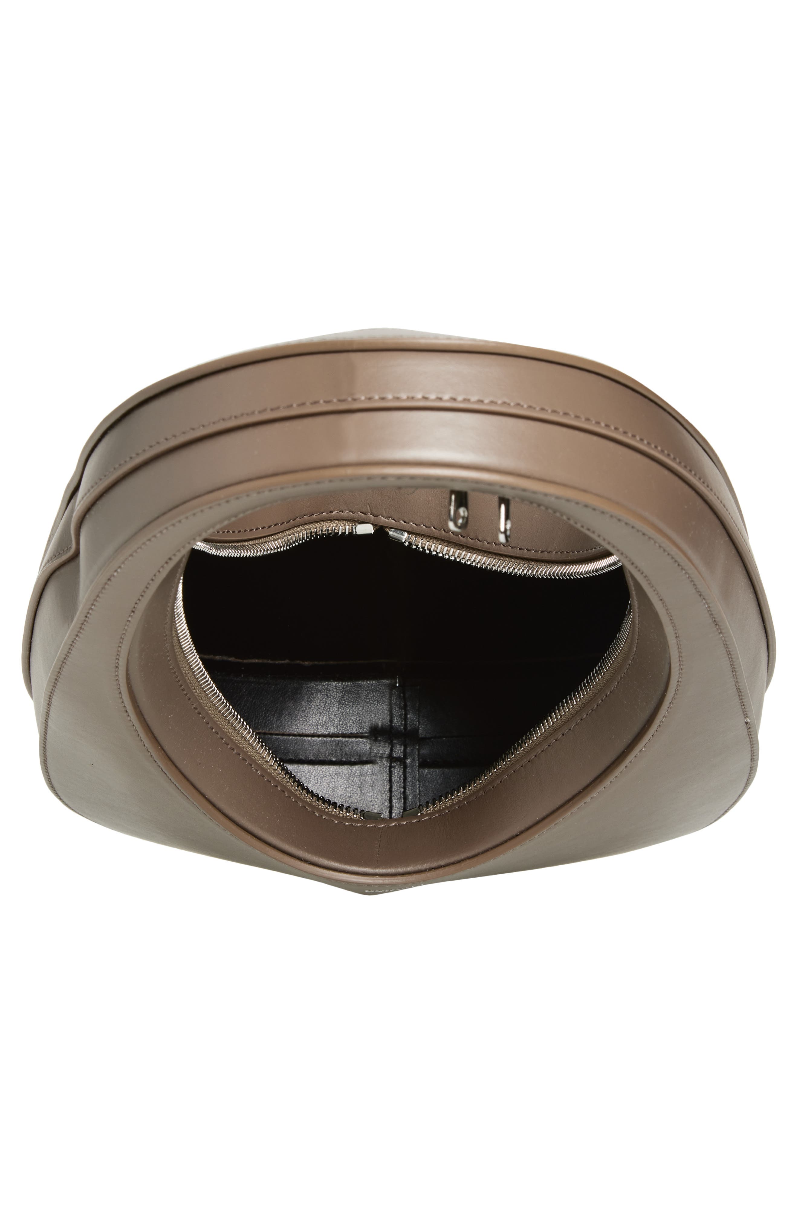 Coperni Swipe Leather Handbag, Alternate, color, Brown Brw