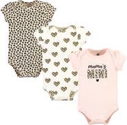 Hudson Baby Cotton Bodysuits 3-Pack