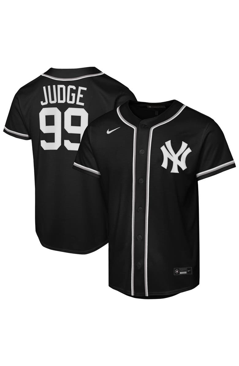 Nike Youth Nike Aaron Judge Black New York Yankees Fashion Replica Player Jersey, Main, color, Black