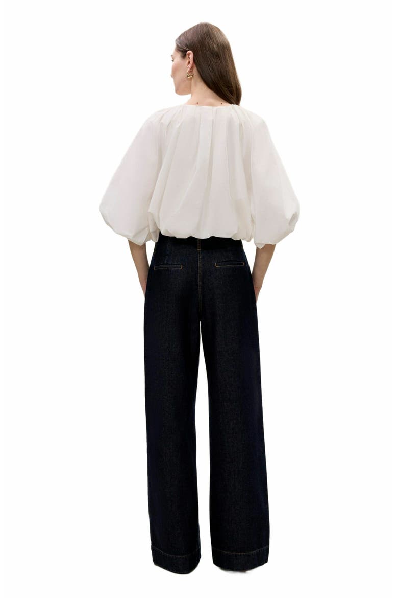 Gabrielle Denim Pant, Alternate, color, DEEP SEA WASH