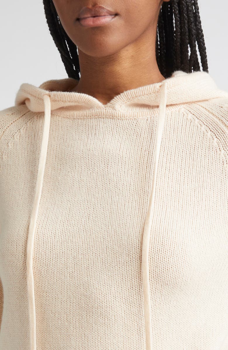 Zimmermann Wool & Cashmere Hoodie Sweater, Alternate, color, 