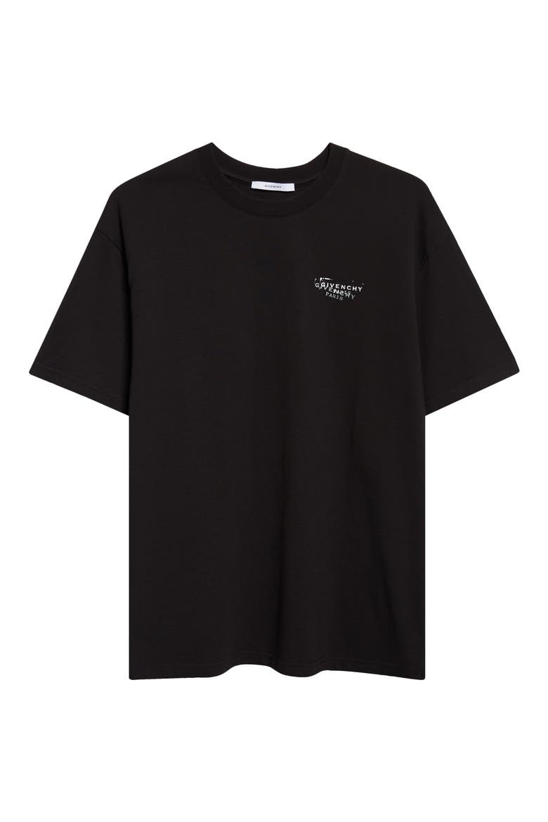 Stamp Logo Regular Fit Graphic T-Shirt, Alternate, color, BLACK