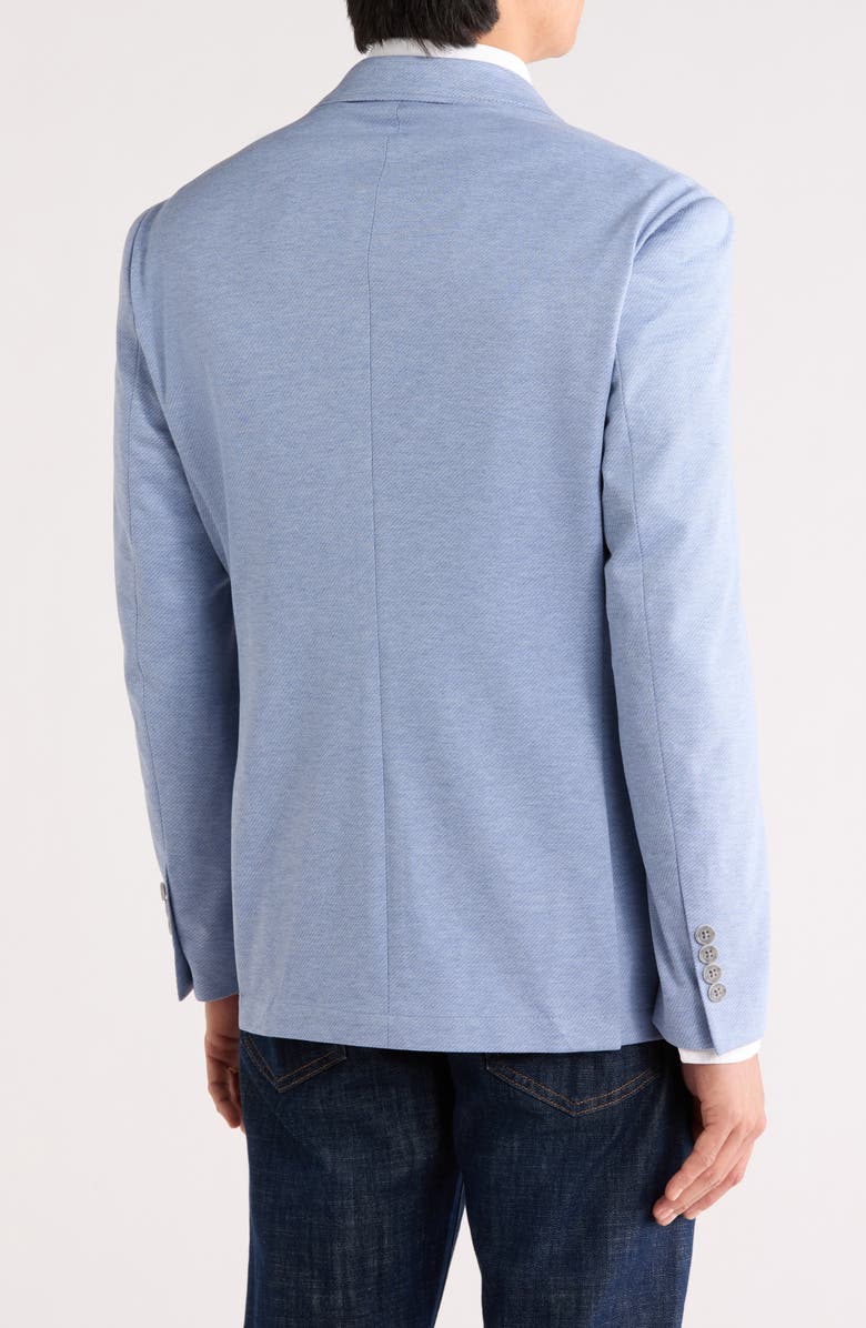 Lucky Brand Twill Knit Sport Coat, Alternate, color, Blue