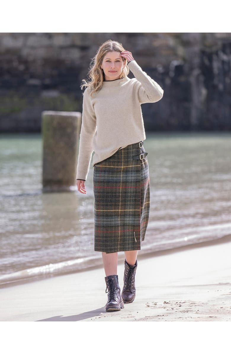 Celtic & Co. British Midi Celt Kilt, Alternate, color, Tanners Brown