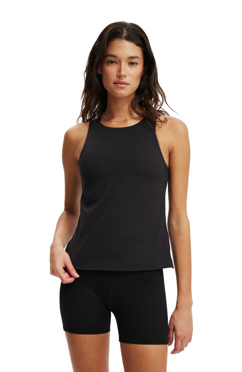 COTTON ON BODY Women's Active Ultra Soft Open Back Tank, Main, color,