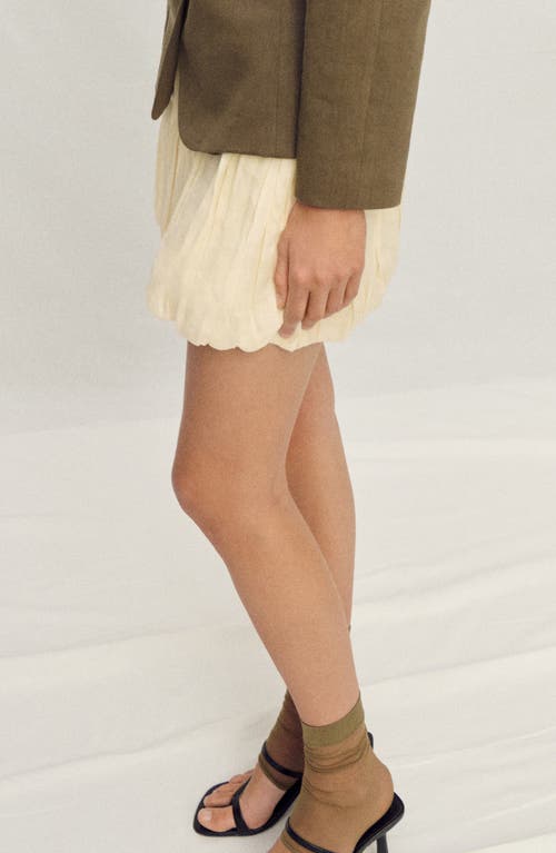 Mango Balloon Effect Miniskirt