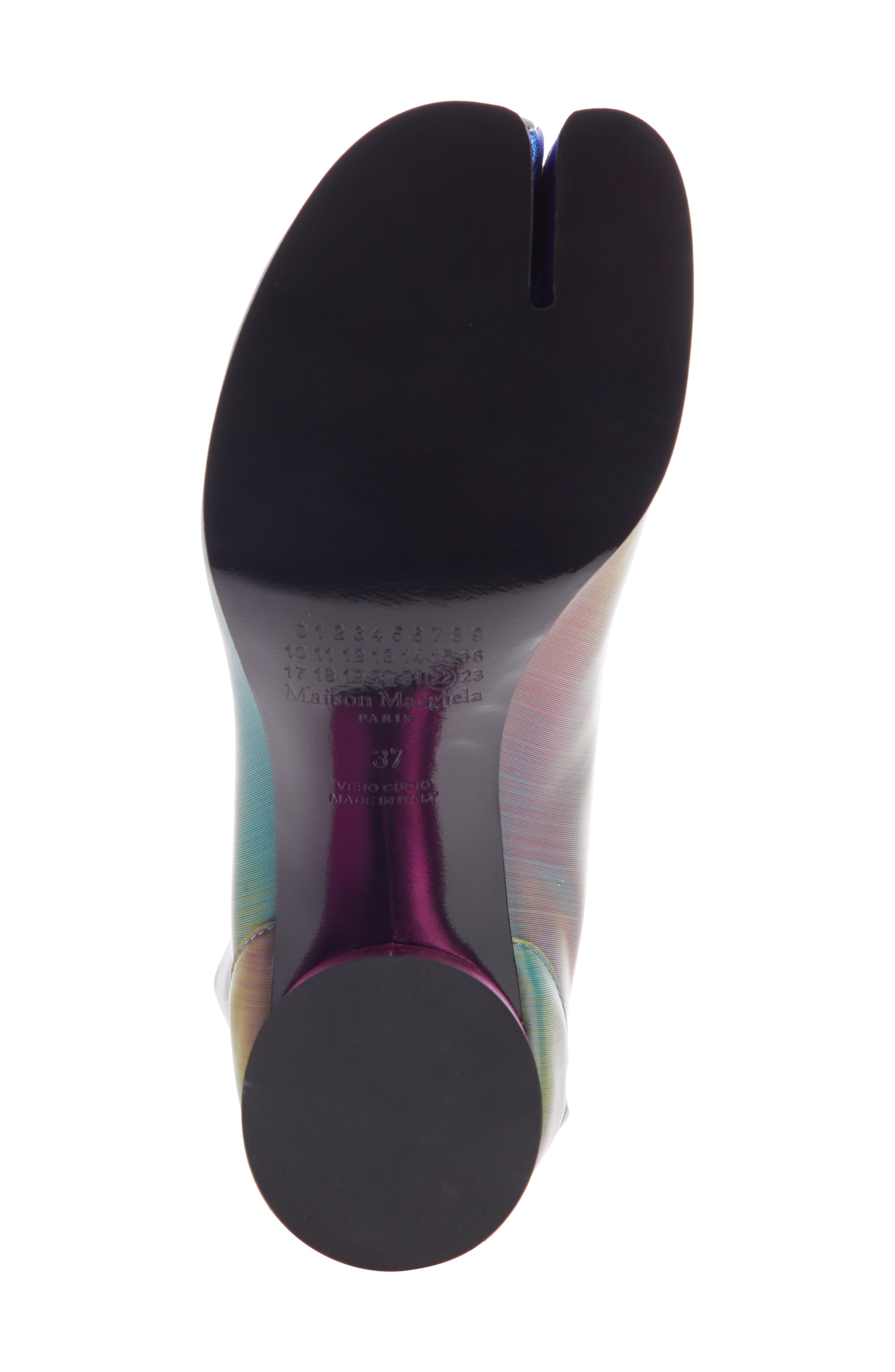 Maison Margiela Tabi Iridescent Boot, Alternate, color, 