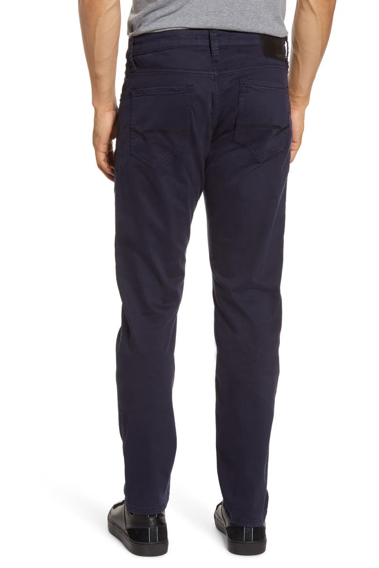 Jake Skinny Fit Twill Pants, Alternate, color, DARK NAVY TWILL