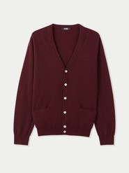 GOBI Mongolian Cashmere V Neck Button Cardigan