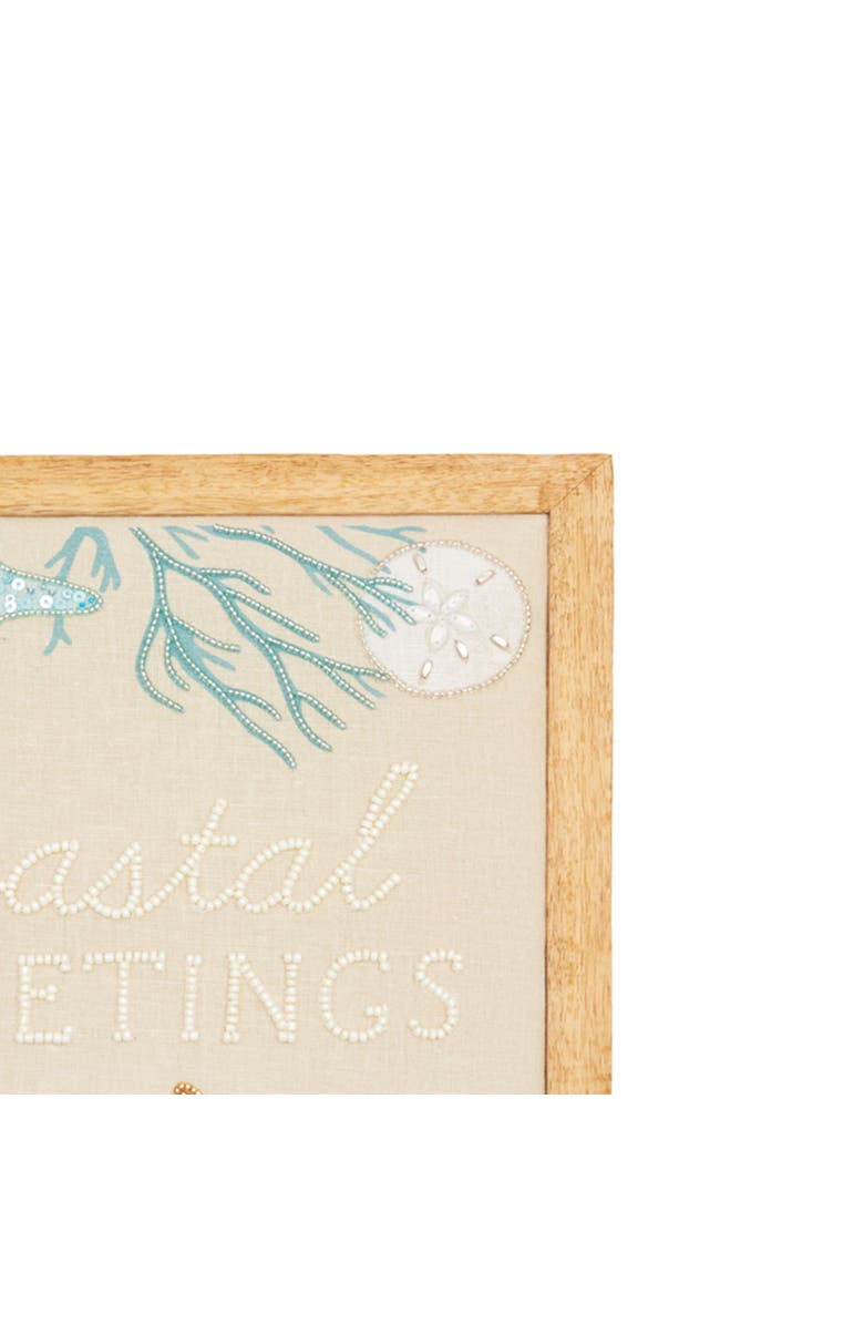 Gallerie II Coastal Greetings Shadow Box 12", Alternate, color, Beige