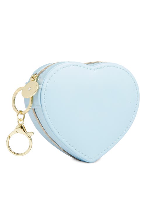 Nordstrom Heart Jewelry Box Key Chain In Blue