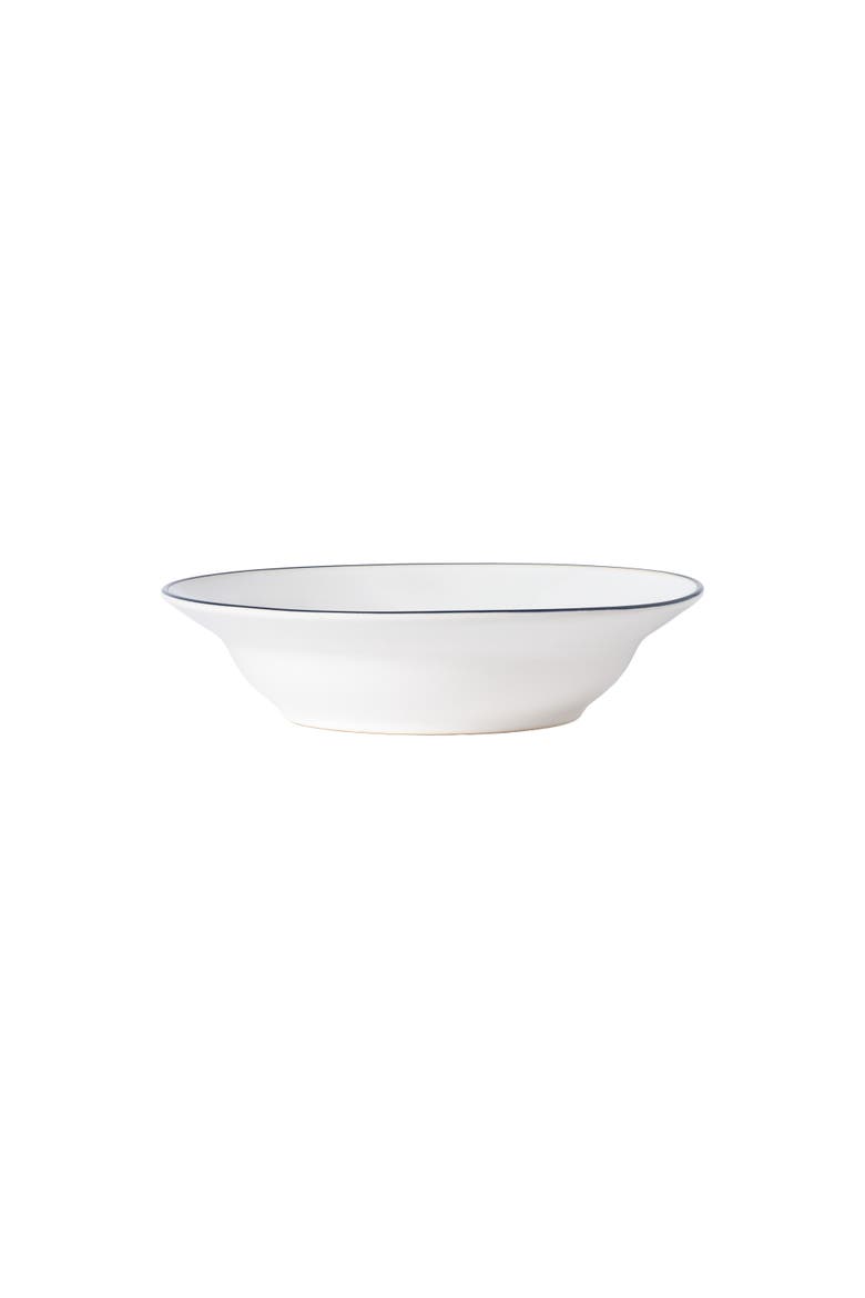 Beja Set/6 pasta plates, Alternate, color, White & blue