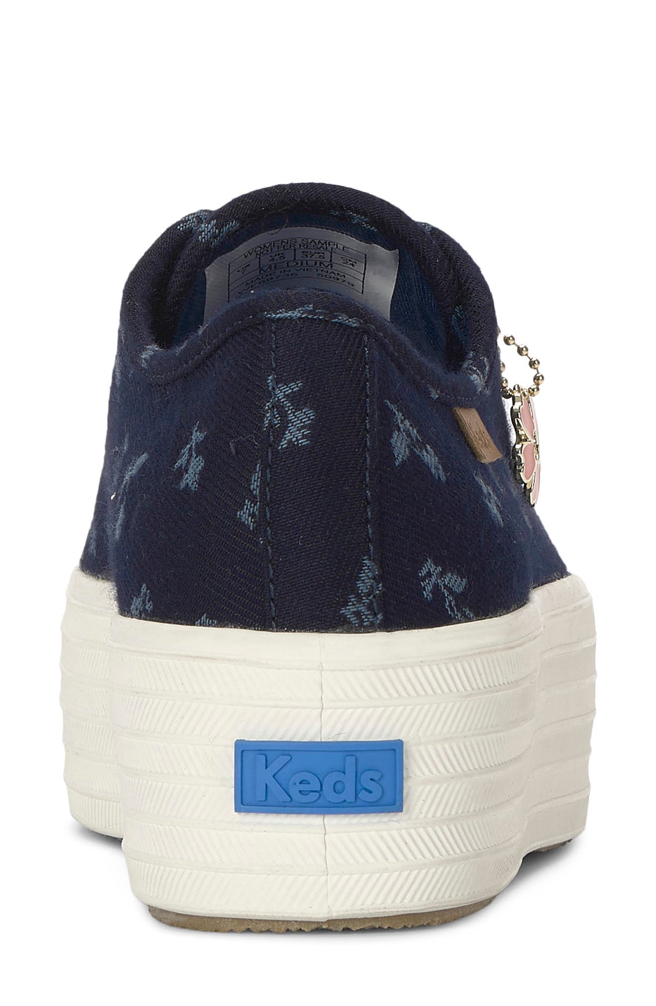 Triple Up Platform Sneaker, Alternate, color, BLUE