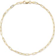 GLAZE JEWELRY Paper Clip Chain Bracelet