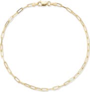 GLAZE JEWELRY Paper Clip Chain Bracelet