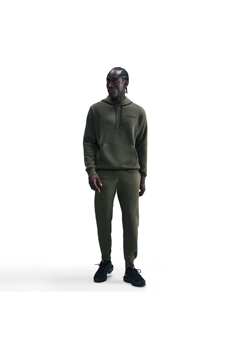 Nike Men's Nike  Olive Paris Saint-Germain Club Fleece Hoodie, Alternate, color, Olive