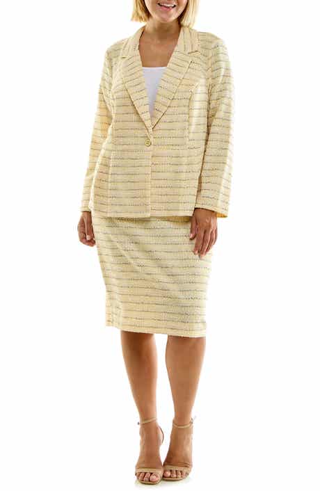 2-Piece Blazer and Pencil Skirt Set